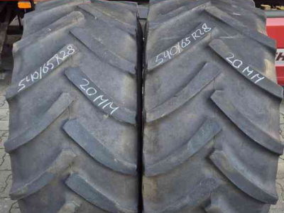 Roues, Pneus, Jantes, Barillets Jumelage Mitas 540/65R28 AC65 met 20mm