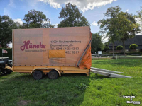 Remorque porte-machines Kersten 4t kuip dieplader 550x198cm oprijwagen