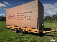 Remorque porte-machines Kersten 4t kuip dieplader 550x198cm oprijwagen