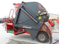 Mélangeuse Verticale Trioliet Triomix1-1200 Triomix TM12 zelfladende voermengwagen snijbord bewegende messen