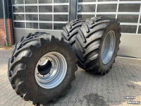 Roues, Pneus, Jantes, Barillets Jumelage BKT 900/50r42 en 600/65r28