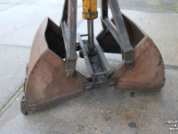Bennes preneuse  Knijperbak 60cm grondknijper hangende knijper grijperbak hydraulische rotator
