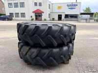 Roues, Pneus, Jantes, Barillets Jumelage Molcon 18.4R38 Dubbellucht 5-ster