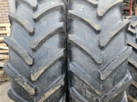 Roues, Pneus, Jantes, Barillets Jumelage Michelin 20.8R38 en 16.9R28 Agribib. 35 mm
