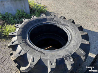 Roues, Pneus, Jantes, Barillets Jumelage Trelleborg 420/70R24 & 280/70R18 Demontage