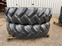 Roues, Pneus, Jantes, Barillets Jumelage Good Year 16.9R38 5 ster dubbellucht