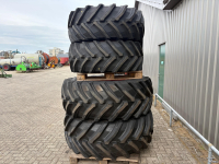 Roues, Pneus, Jantes, Barillets Jumelage Trelleborg 540/65R28 + 650/65R38
