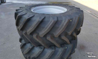 Roues, Pneus, Jantes, Barillets Jumelage Trelleborg 540/65R28 99%