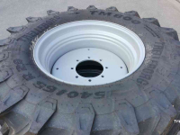 Roues, Pneus, Jantes, Barillets Jumelage Trelleborg 540/65R28 99%