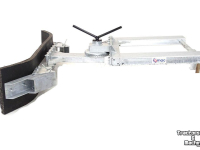 Rabot caoutchouc Qmac 240 MECH SCHUIN + HOEK LEPELINSTEEK