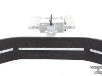 Rabot caoutchouc Qmac 240 MECH SCHUIN + HOEK LEPELINSTEEK
