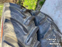 Roues, Pneus, Jantes, Barillets Jumelage Michelin 580/70r38  520/70r34