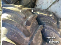 Roues, Pneus, Jantes, Barillets Jumelage Michelin 580/70r38  520/70r34