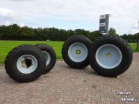 Roues, Pneus, Jantes, Barillets Jumelage Alliance 560/60R22.50 + Nokian ELS 710/55R34
