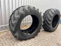 Roues, Pneus, Jantes, Barillets Jumelage BKT Trelleborg 650/60R38 VF 173D 50%