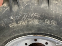 Roues, Pneus, Jantes, Barillets Jumelage Danubiana 12.0/70R20