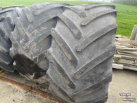 Roues, Pneus, Jantes, Barillets Jumelage Michelin 600/65R28 Mach X bib