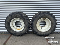 Roues, Pneus, Jantes, Barillets Jumelage Michelin Set Michelin Banden 540/65R28 Multibib Vaste Velgen