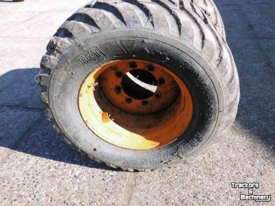 Roues, Pneus, Jantes, Barillets Jumelage BKT 550/45x22.5