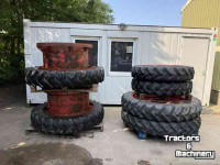 Roues, Pneus, Jantes, Barillets Jumelage Alliance 12.4R46 en  11.2 R32 en Kleber 12.4 R46