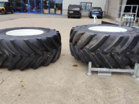 Roues, Pneus, Jantes, Barillets Jumelage  800/70R38 Michelin AXIOBIB VF DEMO
