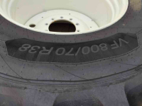 Roues, Pneus, Jantes, Barillets Jumelage  800/70R38 Michelin AXIOBIB VF DEMO
