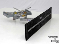 Rabots à lisier Qmac Modulo rubber mestschuif met lepelinsteek