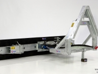 Rabot caoutchouc Qmac Rubberschuif met hydraulische schuinverstelling