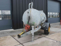 Tonneau de lisier Welgro 3500 liter vacuumtank waterwagen mesttank giertank slanghaspel