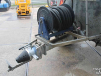 Tonneau de lisier Welgro 3500 liter vacuumtank waterwagen mesttank giertank slanghaspel