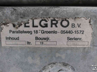 Tonneau de lisier Welgro 3500 liter vacuumtank waterwagen mesttank giertank slanghaspel