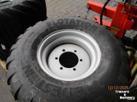 Roues, Pneus, Jantes, Barillets Jumelage Vredestein 500/50-17 op 6 gaats velg