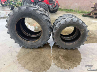 Roues, Pneus, Jantes, Barillets Jumelage BKT Agrimax RT765 580/70R38 en 420/70R28