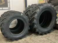 Roues, Pneus, Jantes, Barillets Jumelage BKT 540/65R28 en 650/65R38