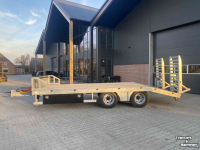 Semi-remorque surbaissé Heuvelmans Oprijwagen machinetransporter
