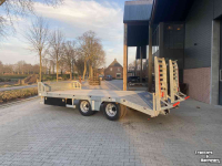 Semi-remorque surbaissé Heuvelmans Oprijwagen machinetransporter