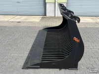 Godets à claire voie  Puinriek shovel 275 cm 2300 ltr.  JCB Volvo Lundberg