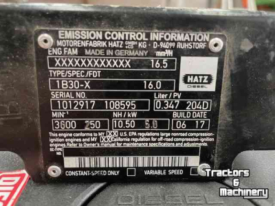 Pompe pour inondation Hatz 1B30-X