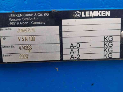 Charrues Lemken juwel8m