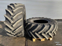 Roues, Pneus, Jantes, Barillets Jumelage Trelleborg 600/65R28 99% TM 800