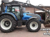 Tracteur Valtra T202 Direct met FMV 490 kraan