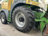 Ensileuse automotrice Krone BigX 580 + EF300 pickup en EC 600-2 8R maisbek