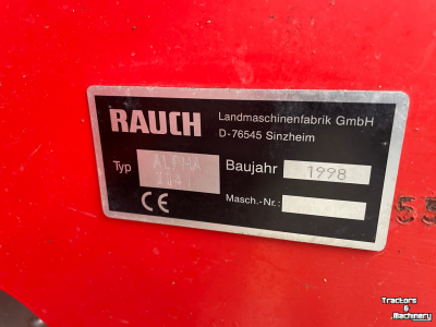 Distributeur d‘engrais Rauch Alpha 1141