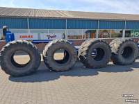 Roues, Pneus, Jantes, Barillets Jumelage Michelin Mega X Bib 1050/50R32 (ref 4)