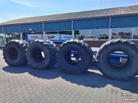 Roues, Pneus, Jantes, Barillets Jumelage Michelin Mega X Bib 1050/50R32 (ref 4)