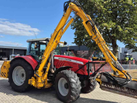 Tracteur Massey Ferguson 6475 Dyna-6 met Herder MBK513LS met klepelmaaier
