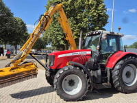 Tracteur Massey Ferguson 6475 Dyna-6 met Herder MBK513LS met klepelmaaier