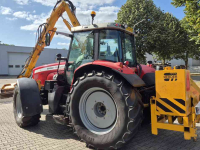 Tracteur Massey Ferguson 6475 Dyna-6 met Herder MBK513LS met klepelmaaier