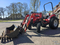 Tracteur pour horticulture Mitsubishi MT36 4WD HST minitrekker met voorlader. Slechts 82 uur!