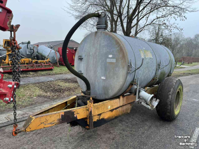 Tonneau de lisier Jako Vacuümtank, mesttank, tank 5000 liter. Mestverwerking